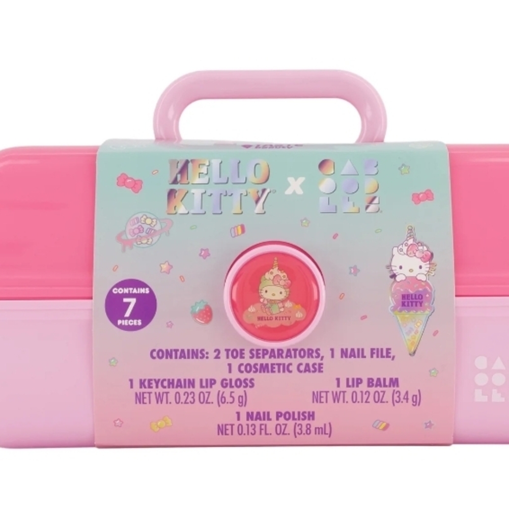 Hello Kitty Caboodles, Multi Piece Set-NEW